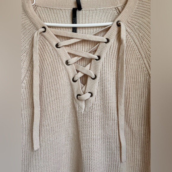 Razor Dazzle Tan Sweater - Picture 3 of 5